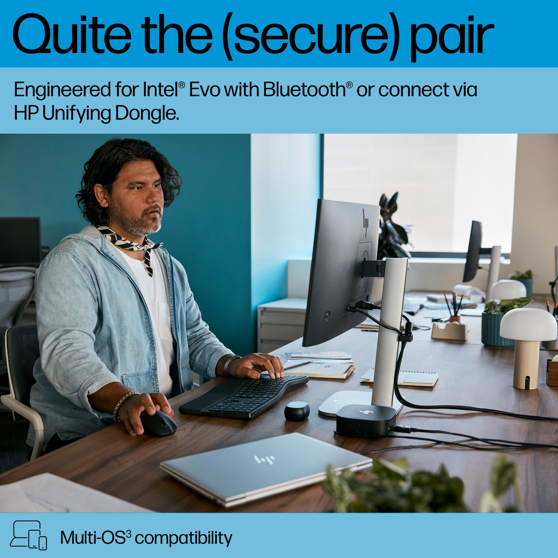 HP 685 Comfort Dual-Mode Wireless Keyboard and Mouse Combo - Image 6