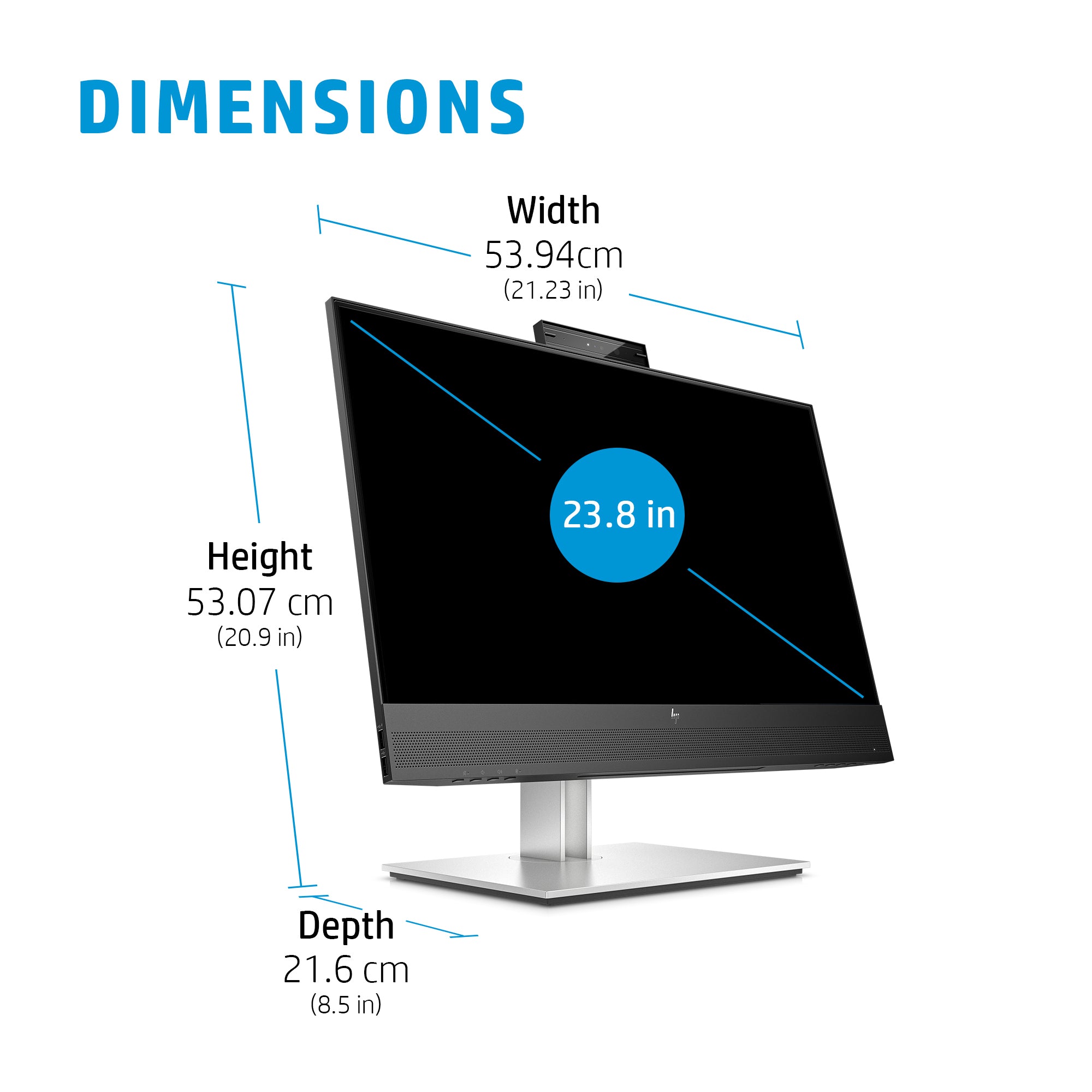 HP E24mv G4 23.8" Full HD Monitor IPS Panel 60Hz - Image 6