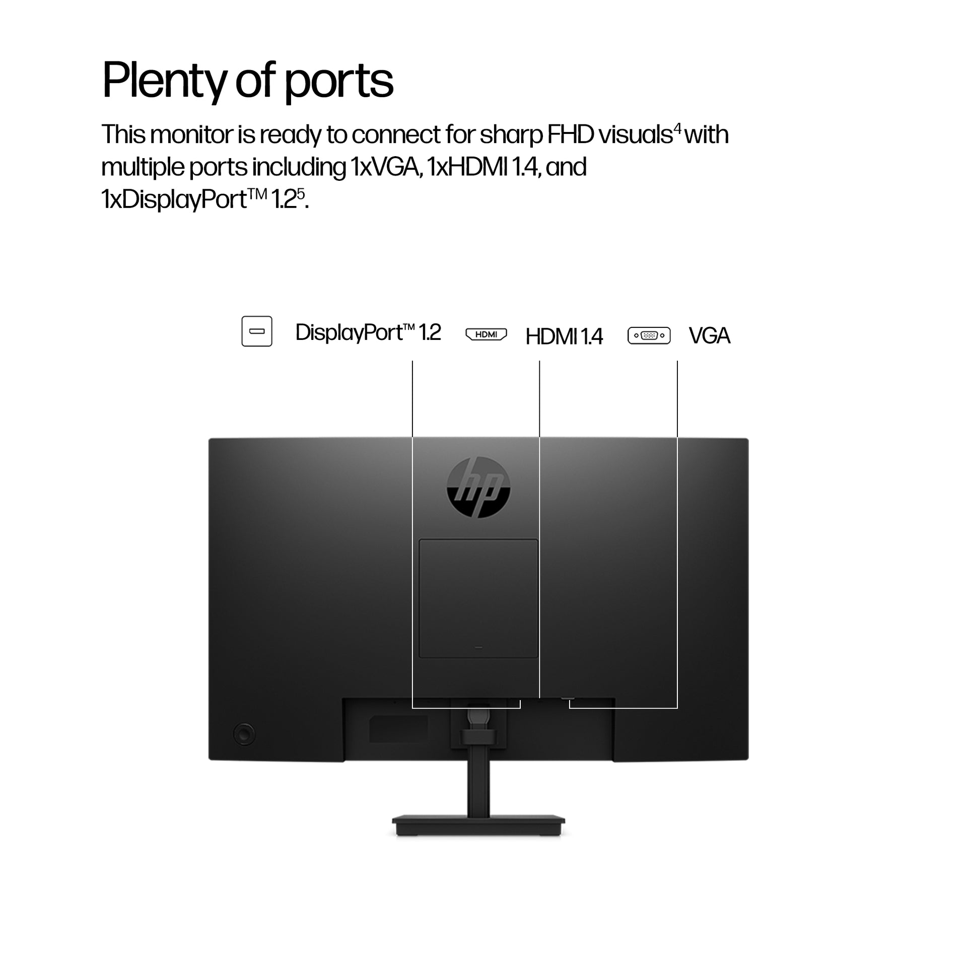HP 327ph Series 3 Pro 27" Full HD Monitor IPS Panel 100Hz - Image 4