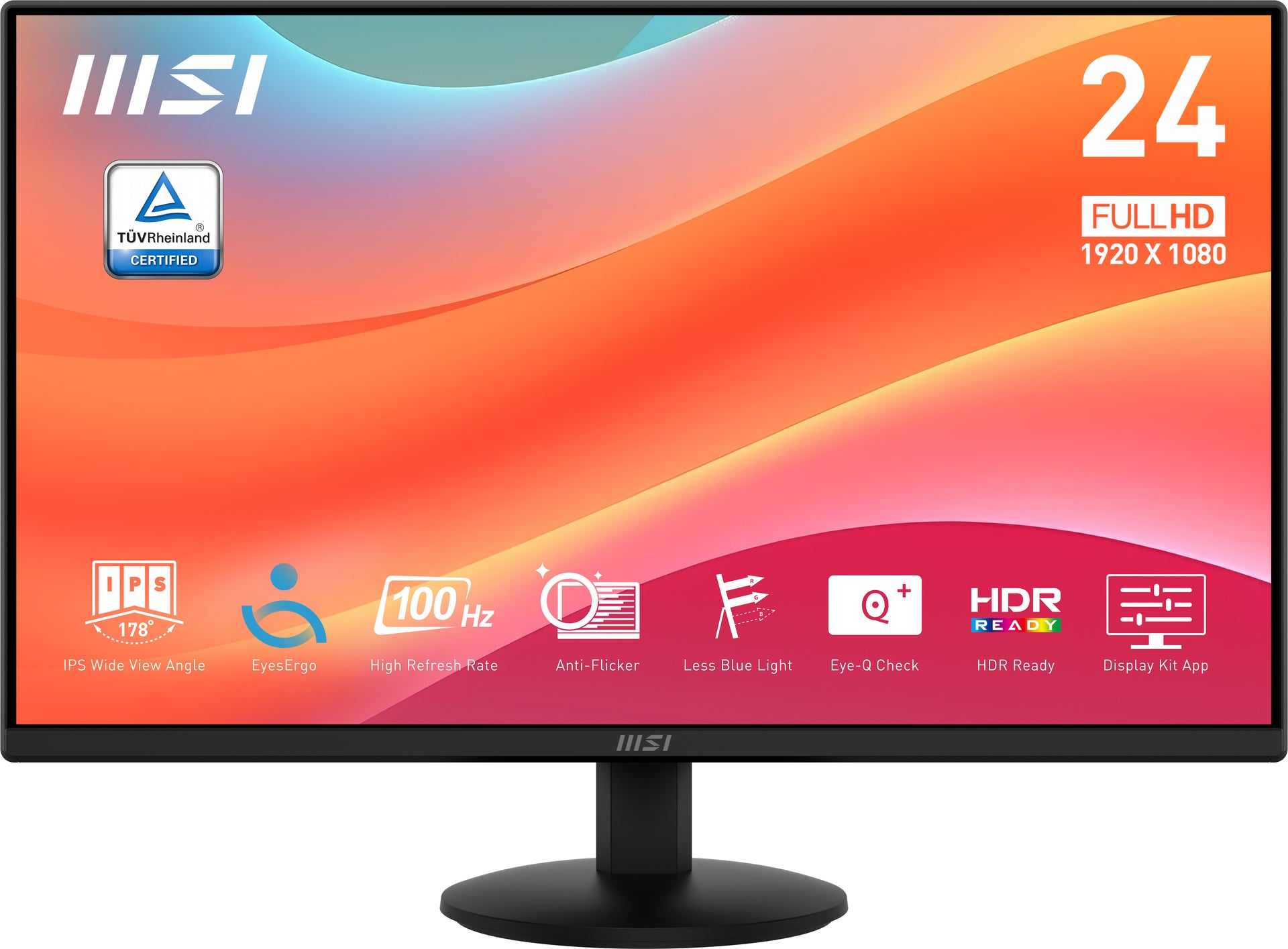 MSI MP242L 23.8" Full HD IPS Monitor 100Hz