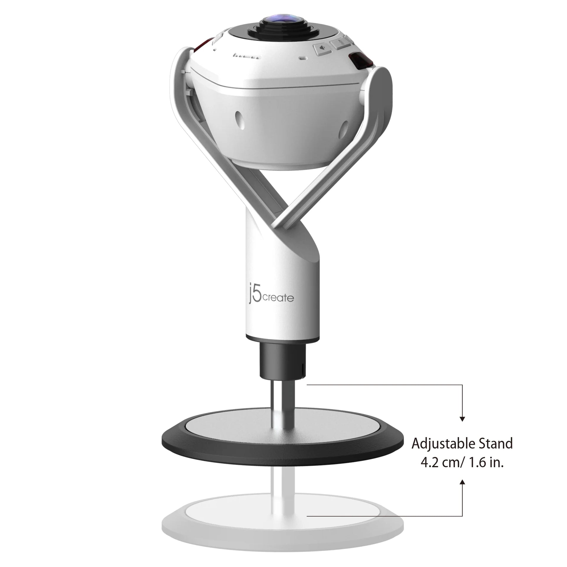 j5create 360° All-Around Webcam with Integrated Speakerphone - Image 3
