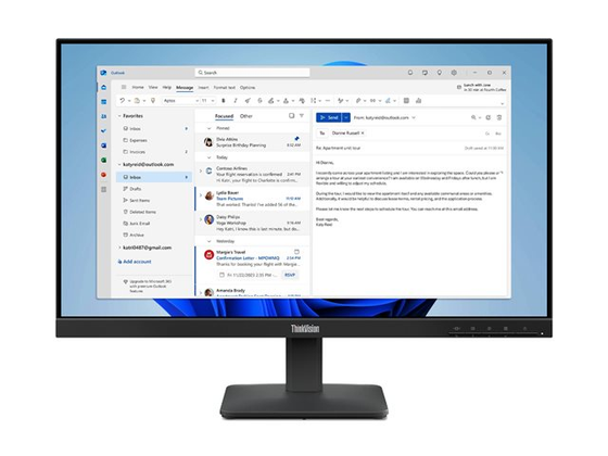 Lenovo ThinkVision S24-4E 24" Full HD IPS Monitor 100Hz