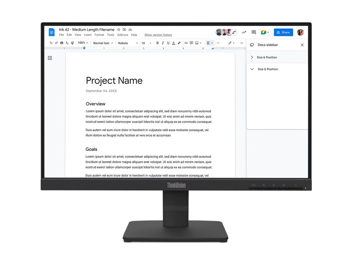 Lenovo ThinkVision S22-4E 21.5" Full HD IPS Monitor 100Hz Monitor