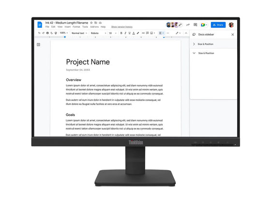 Lenovo ThinkVision S22-4E 21.5" Full HD IPS Monitor 100Hz Monitor