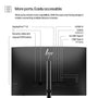 HP 524pn Series 5 Pro 24" WUXGA Monitor IPS Panel 100Hz - Image 4