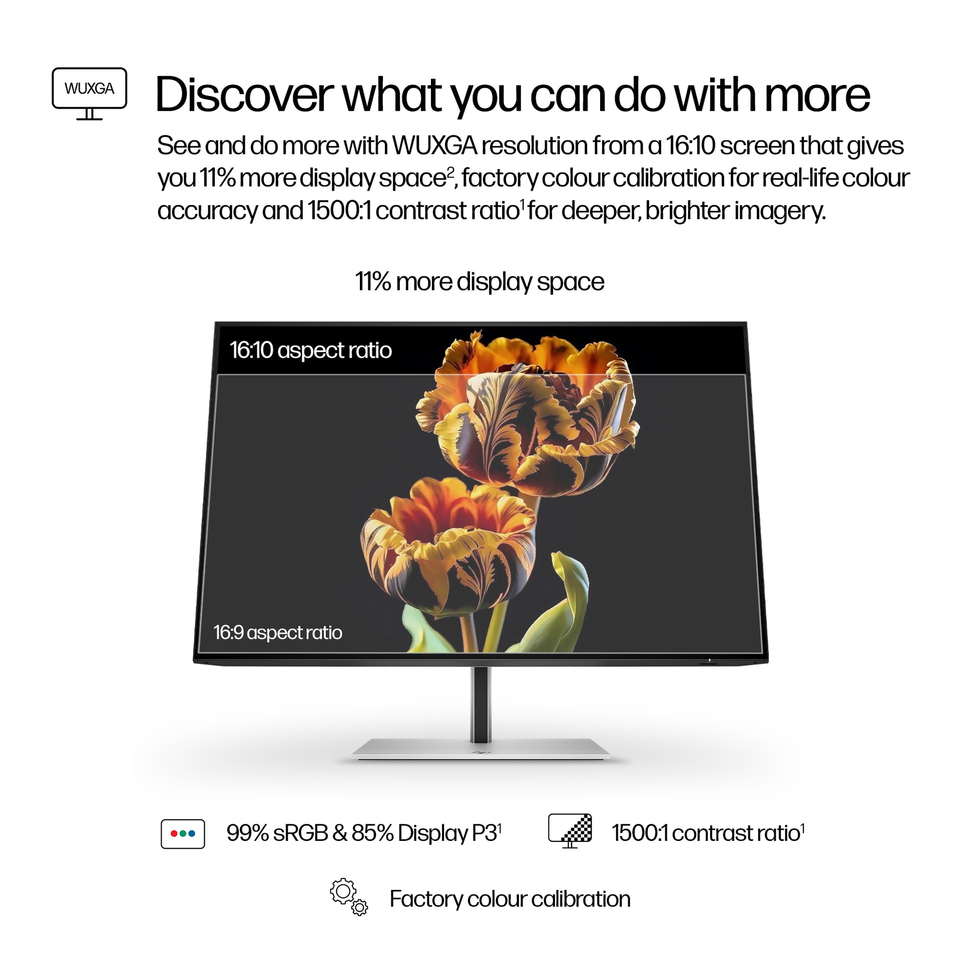 HP 724pn Series 7 Pro 24" WUXGA Monitor IPS Panel 100Hz - Image 8