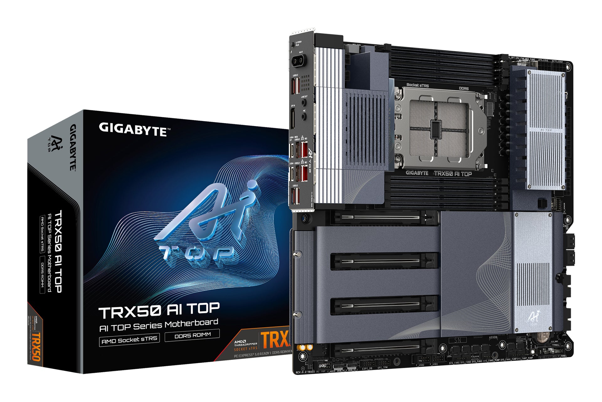 Gigabyte TRX50 AI TOP-2B AMD TRX50 Extended ATX