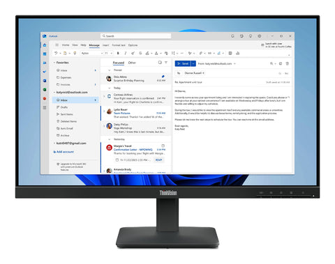 Lenovo ThinkVision S24-4e 23.8" Full HD Monitor IPS Panel 100Hz