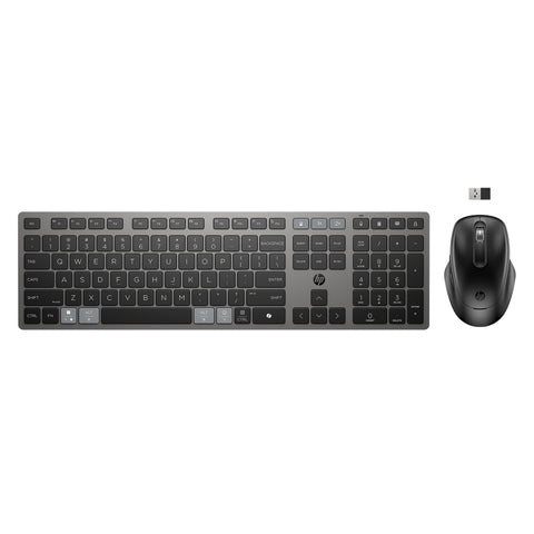 HP 725 Rechargeable Multi-Device Wireless Keyboard and Mouse Set