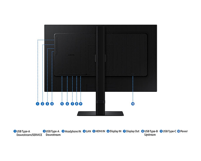 Samsung LS24D600UAUXXU 24" QHD Monitor IPS Panel 100Hz - Image 9