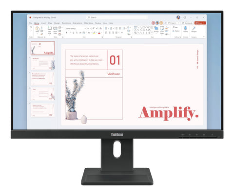 Lenovo ThinkVision E24-40 23.8" Full HD Monitor IPS Panel 100Hz