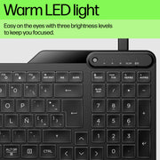 HP 405 Multi-Device Wired Keyboard