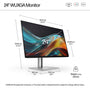 HP 724pn Series 7 Pro 24" WUXGA Monitor IPS Panel 100Hz - Image 5