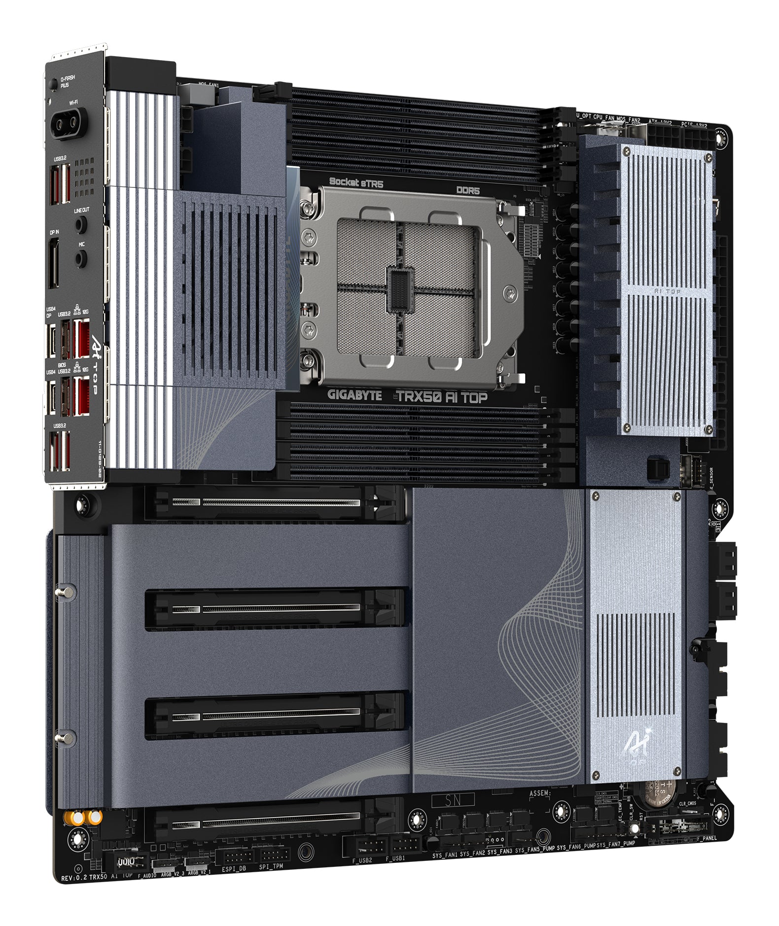 Gigabyte TRX50 AI TOP-2B AMD TRX50 Extended ATX