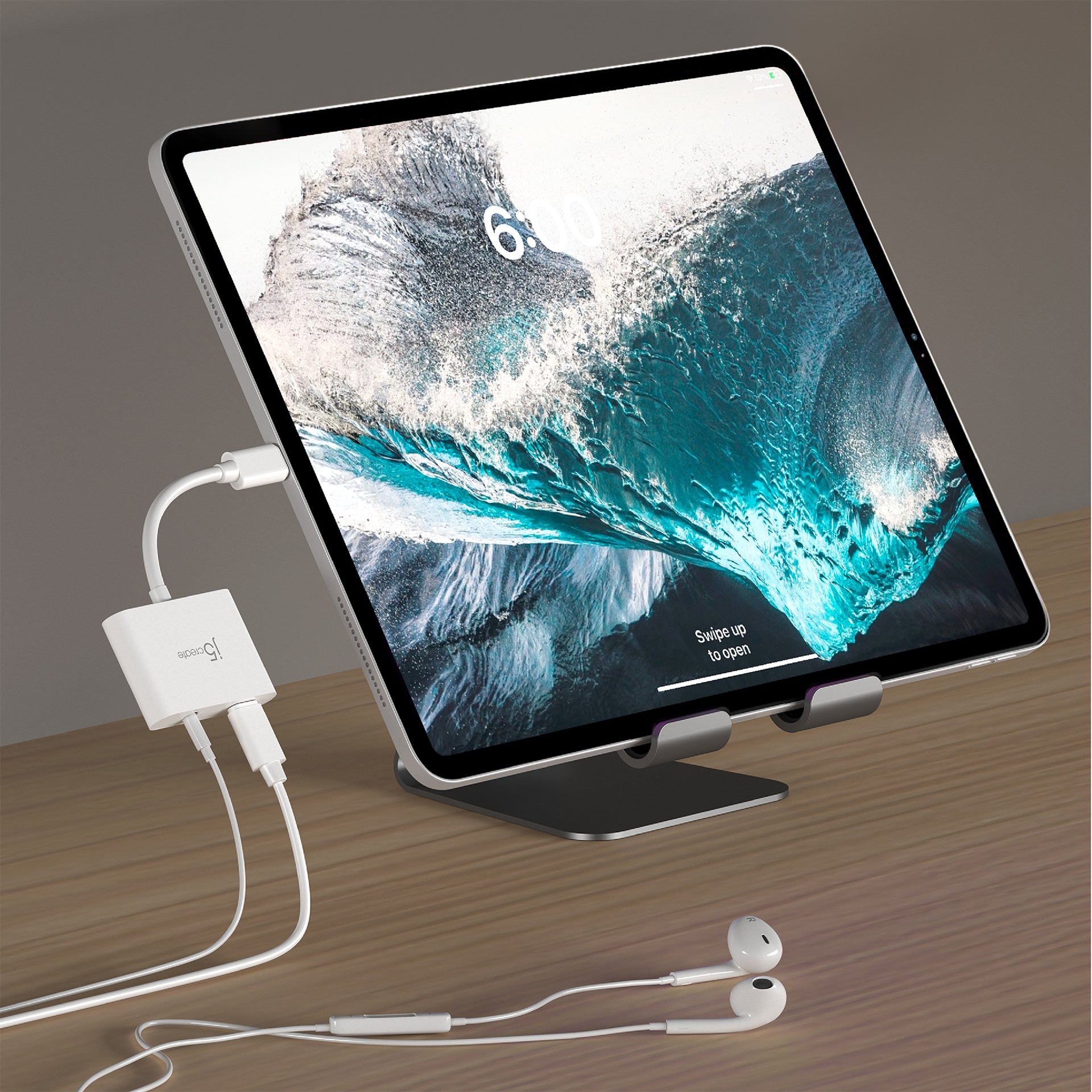 j5create USB-C to 3.5mm Audio Adapter with Power Delivery - Black - Image 9
