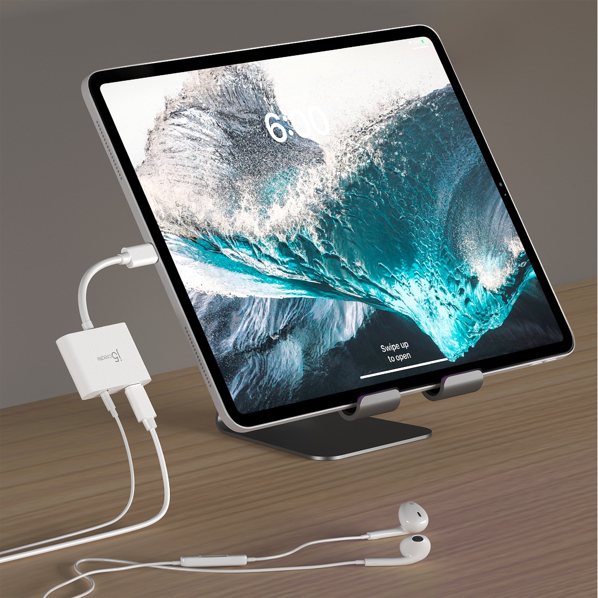 j5create USB-C to 3.5mm Audio Adapter with Power Delivery - Black - Image 9