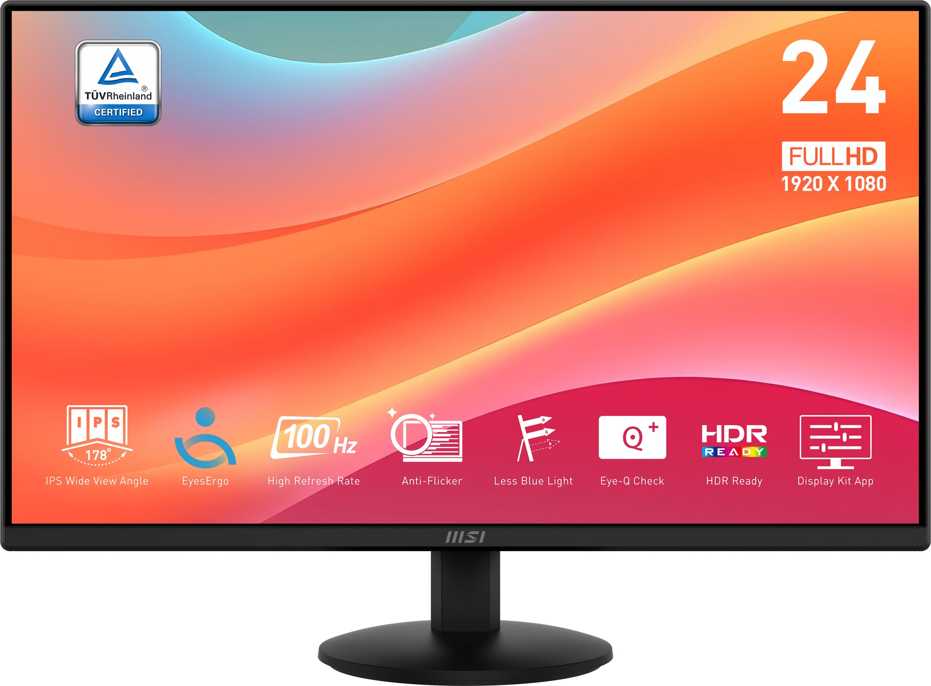 MSI MP242L 23.8" Full HD IPS Monitor 100Hz