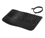 HP 485 Comfort Wired Keyboard with Quiet Keycaps and Wrist Rest - Image 8