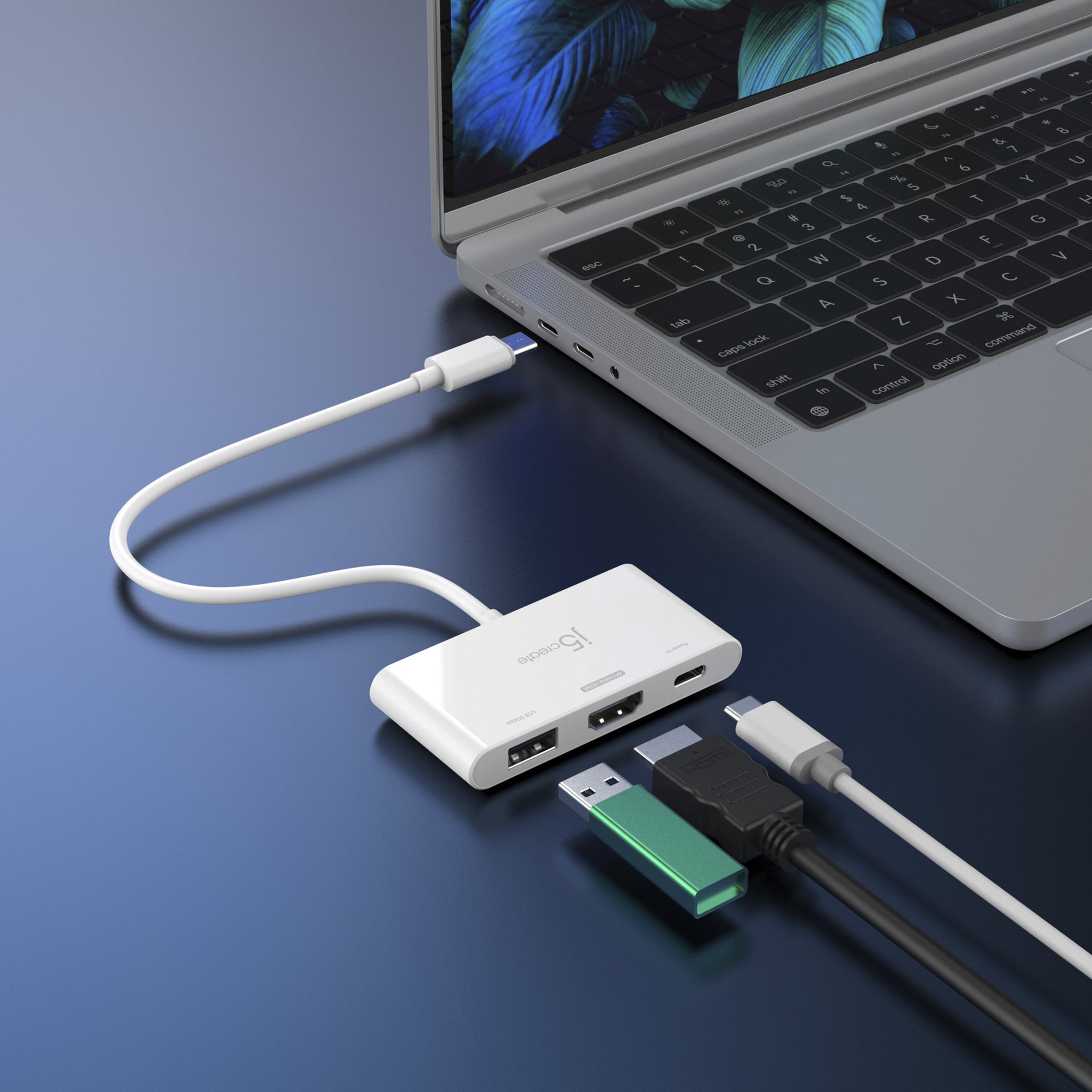 j5create JCA399 USB-C to HDMI 4K 144Hz Adapter with USB 3.2 and 100W Power Delivery, Black - Image 5