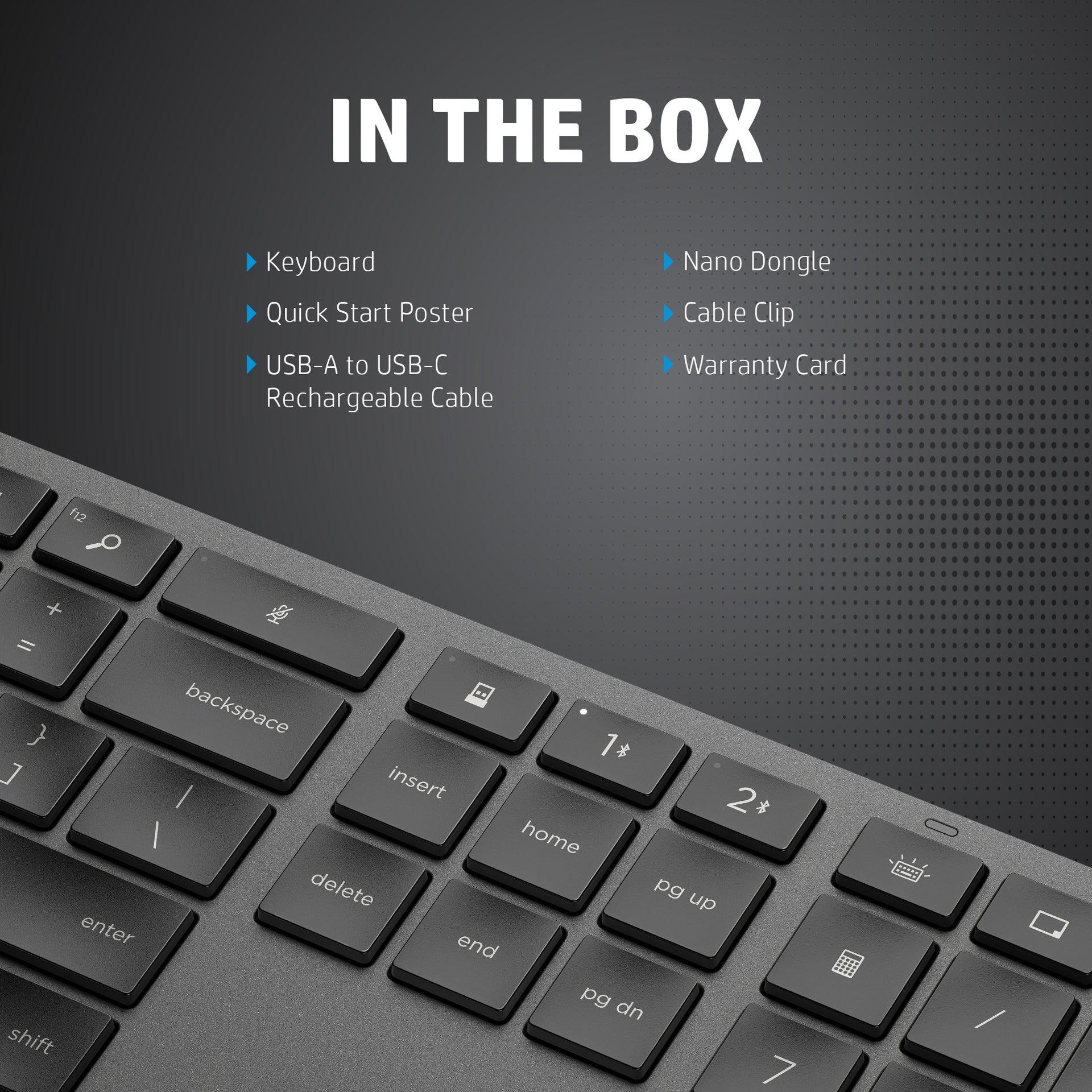 HP 975 Wireless Keyboard with Dual-Mode Connectivity - Image 4