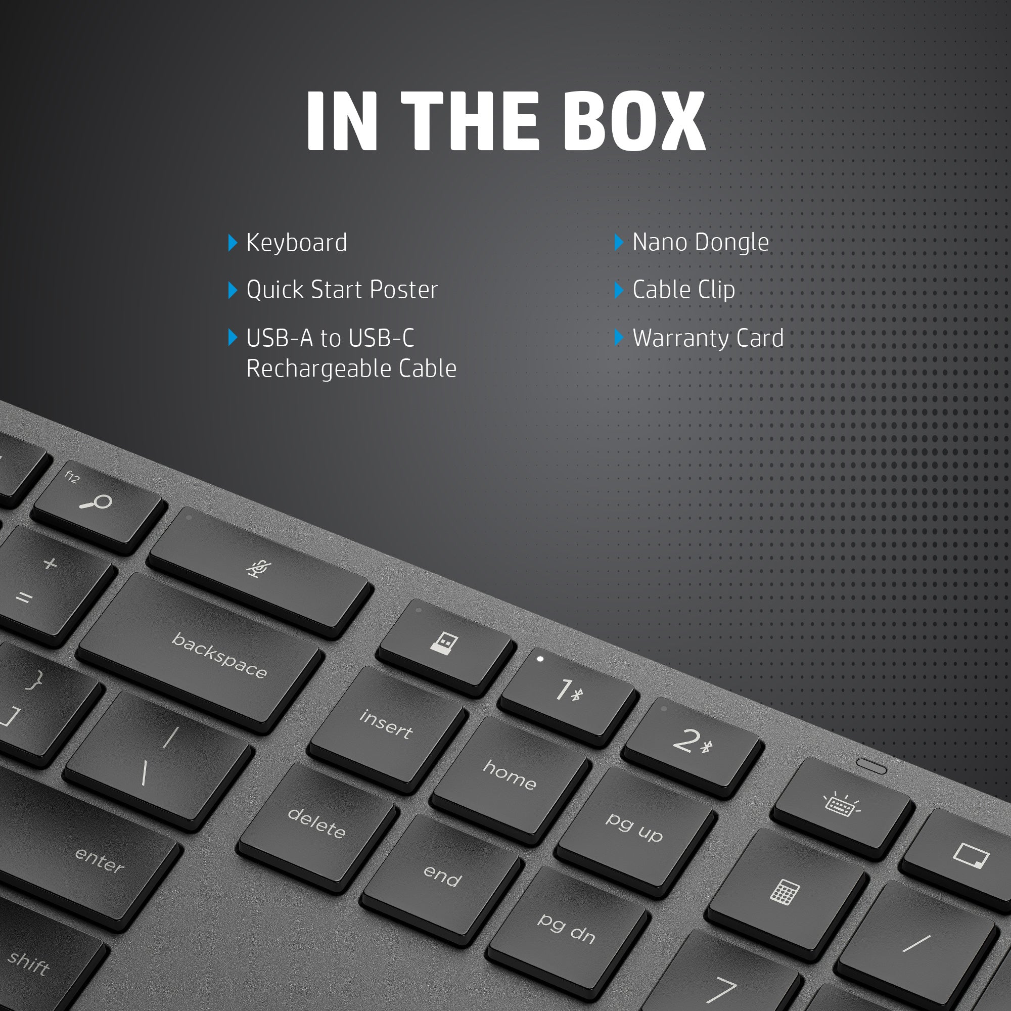 HP 975 Wireless Keyboard with Dual-Mode Connectivity - Image 4