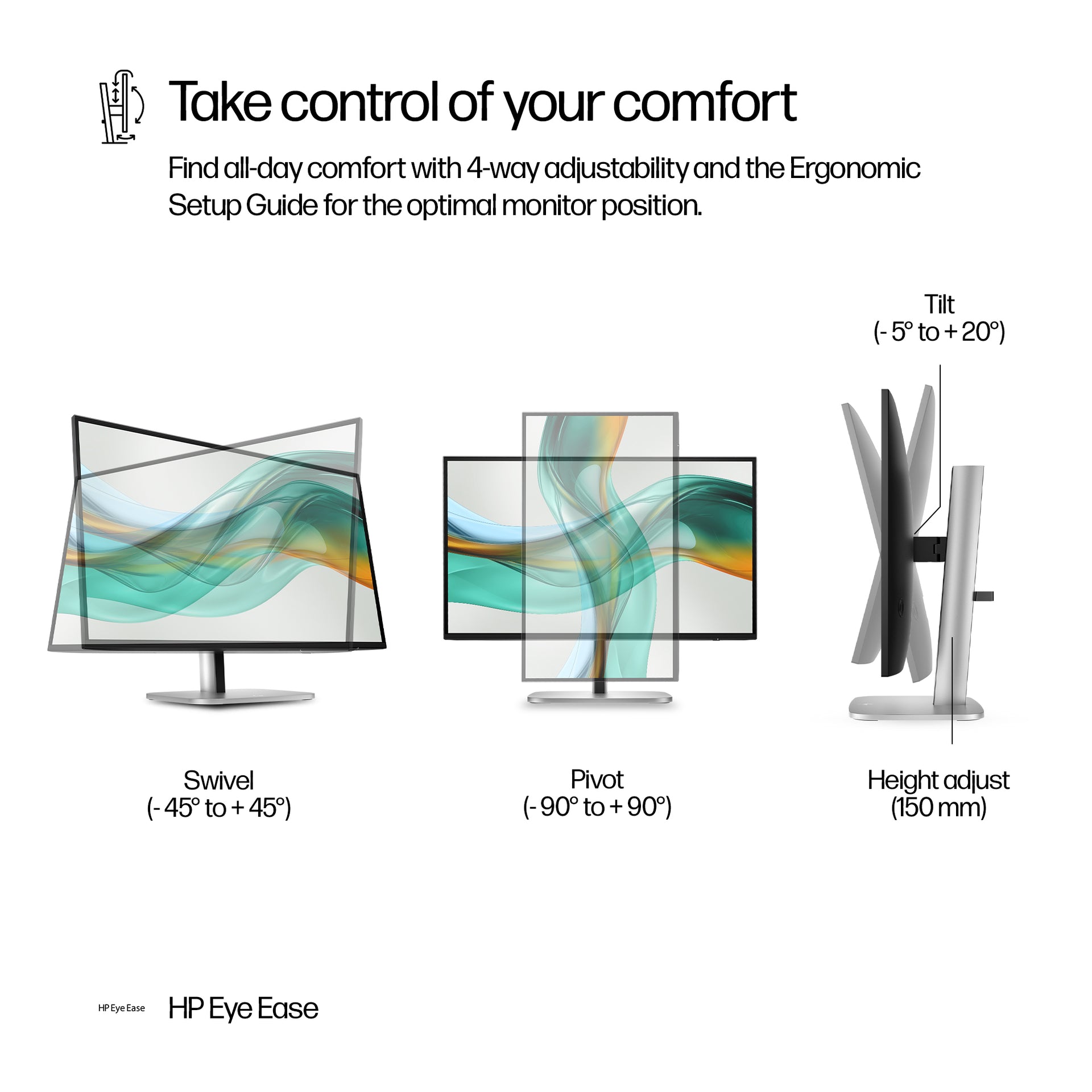 HP 527pu Series 5 Pro 27" QHD Monitor IPS Panel 100Hz - Image 5