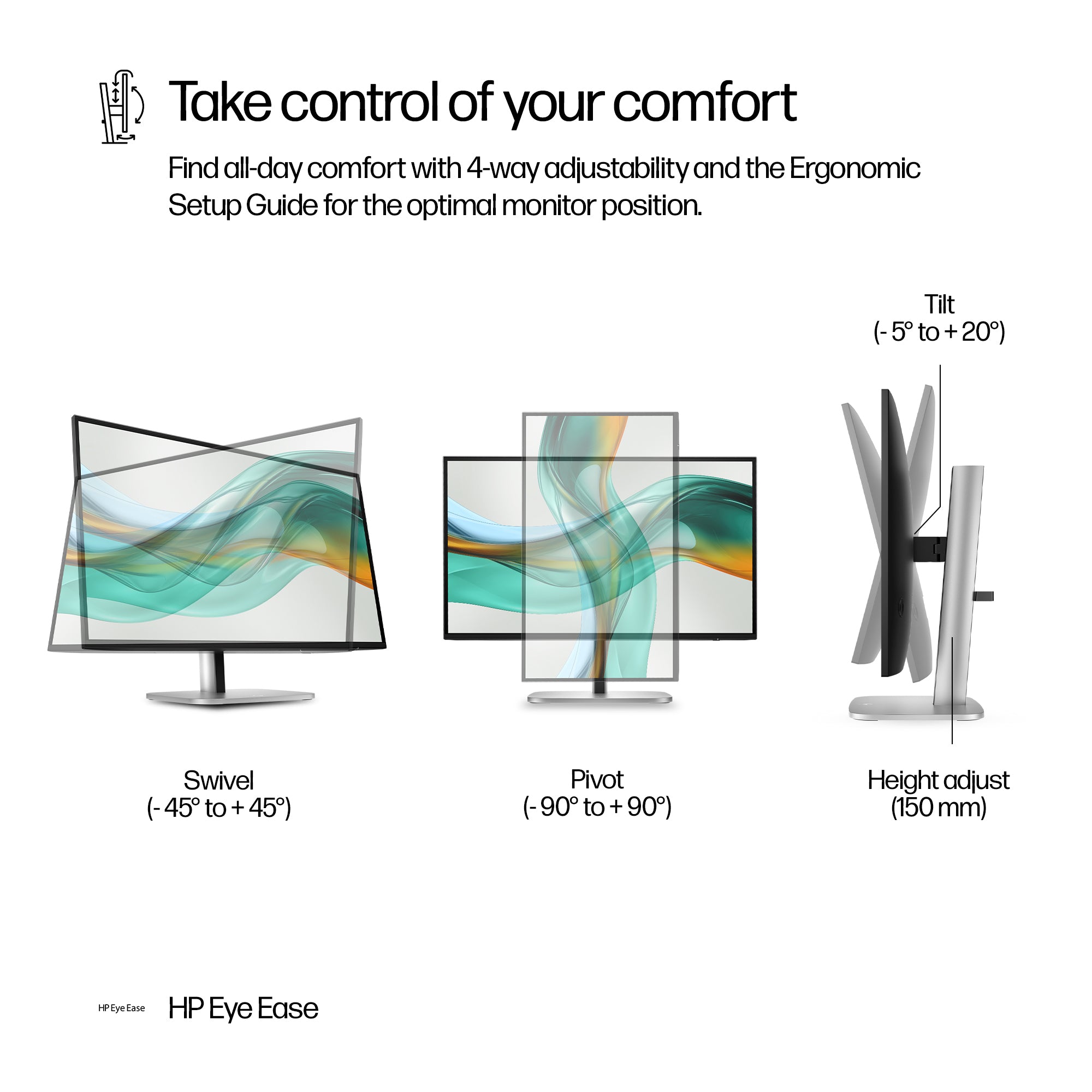 HP 527pu Series 5 Pro 27" QHD Monitor IPS Panel 100Hz - Image 5