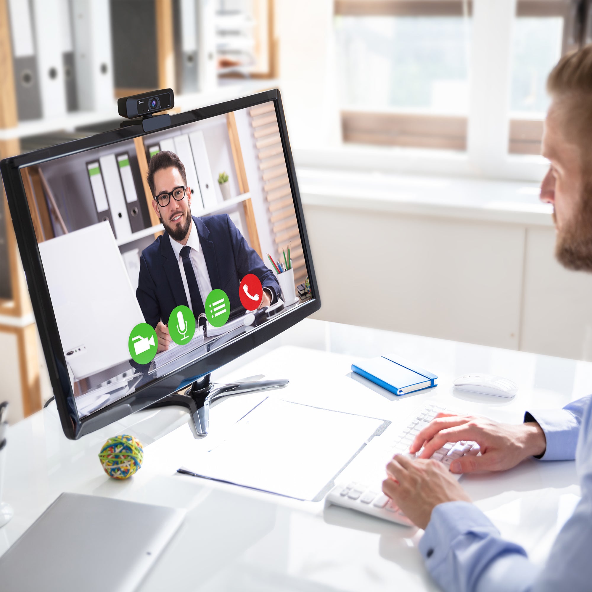 j5create JVCU100 Full HD 1080p USB Webcam with Auto Focus &amp; Microphone - Image 11