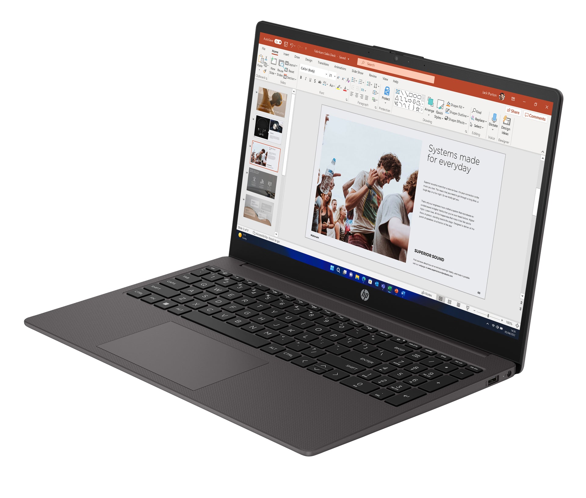 HP 255 AMD Ryzen 3 7330U 8GB RAM 256GB SSD 15.6" Full HD Windows 11 Home