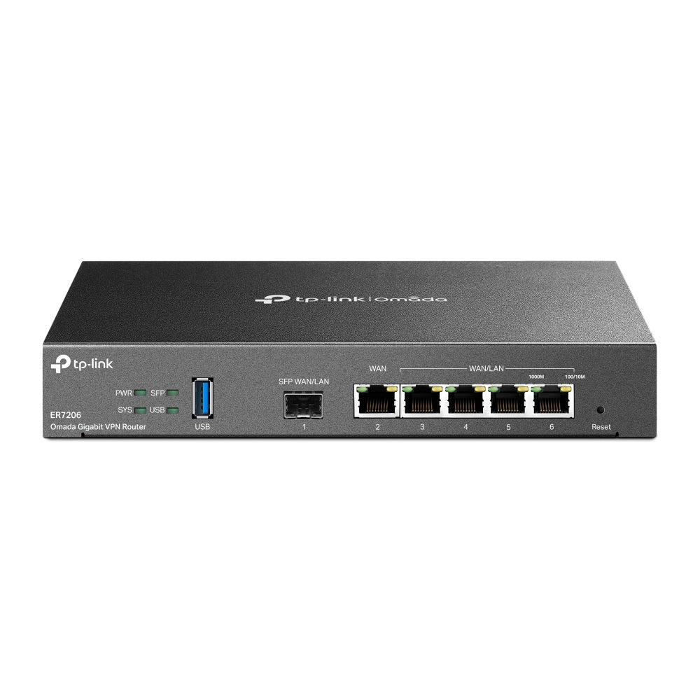 TP-Link Omada ER7206 Gigabit VPN Router 5-Port with SFP WAN