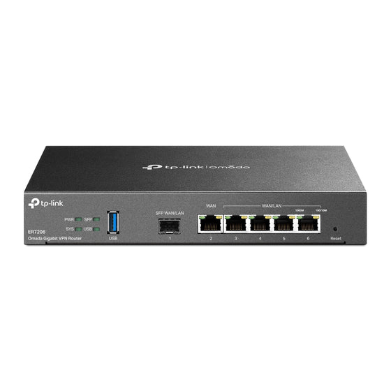 TP-Link Omada ER7206 Gigabit VPN Router 5-Port with SFP WAN