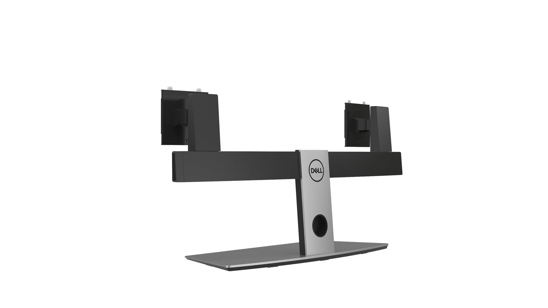 Dell Pro Dual Monitor Stand MDS19 19"–27" Desk Mount Black Aluminium
