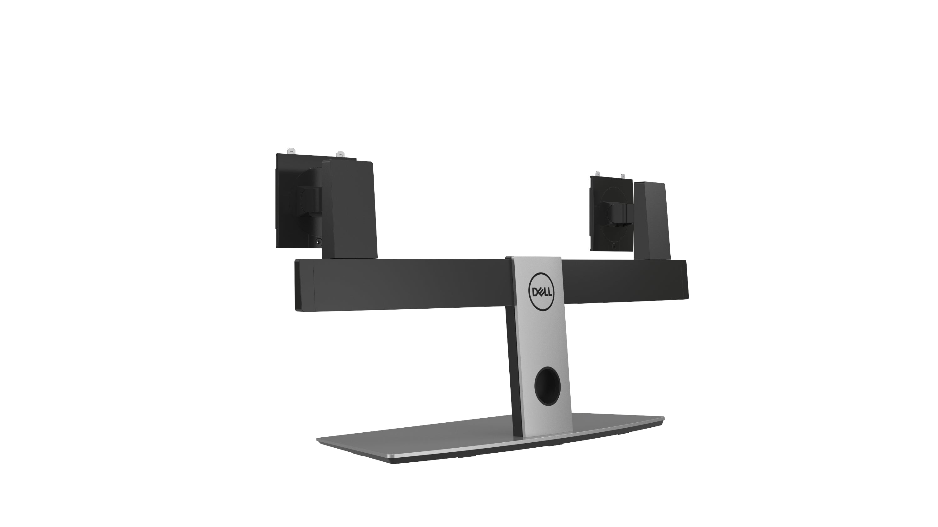 Dell Pro Dual Monitor Stand MDS19 19"–27" Desk Mount Black Aluminium