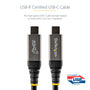 StarTech USB-C to USB-C Cable 1m 10Gbps 100W PD (USB31CCV1M)