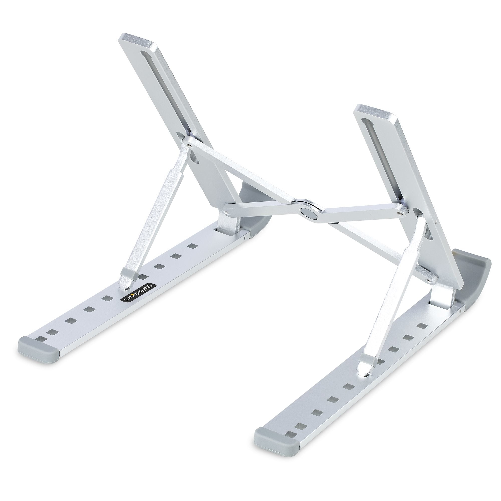StarTech Foldable Laptop Riser Stand Adjustable 10kg Aluminium Silver
