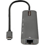StarTech USB-C Multiport Adapter Hub 4K HDMI, Gigabit Ethernet, 100W PD (DKT30CHSDPD1)