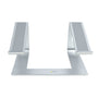 StarTech Laptop Stand for Desk up to 17" 5kg Aluminium Silver
