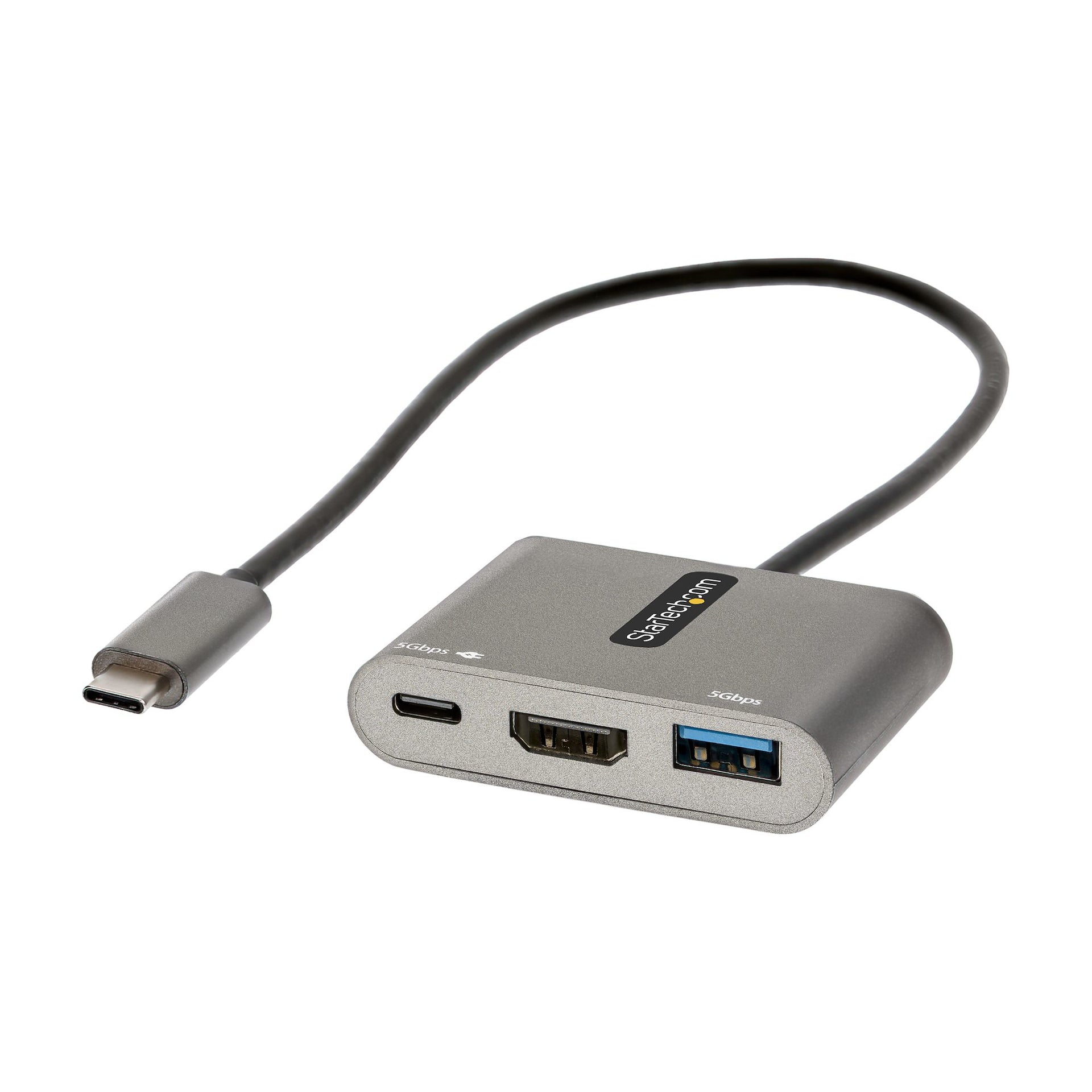 StarTech USB-C Multiport Adapter HDMI 4K 100W PD USB 3.0 Mini Dock