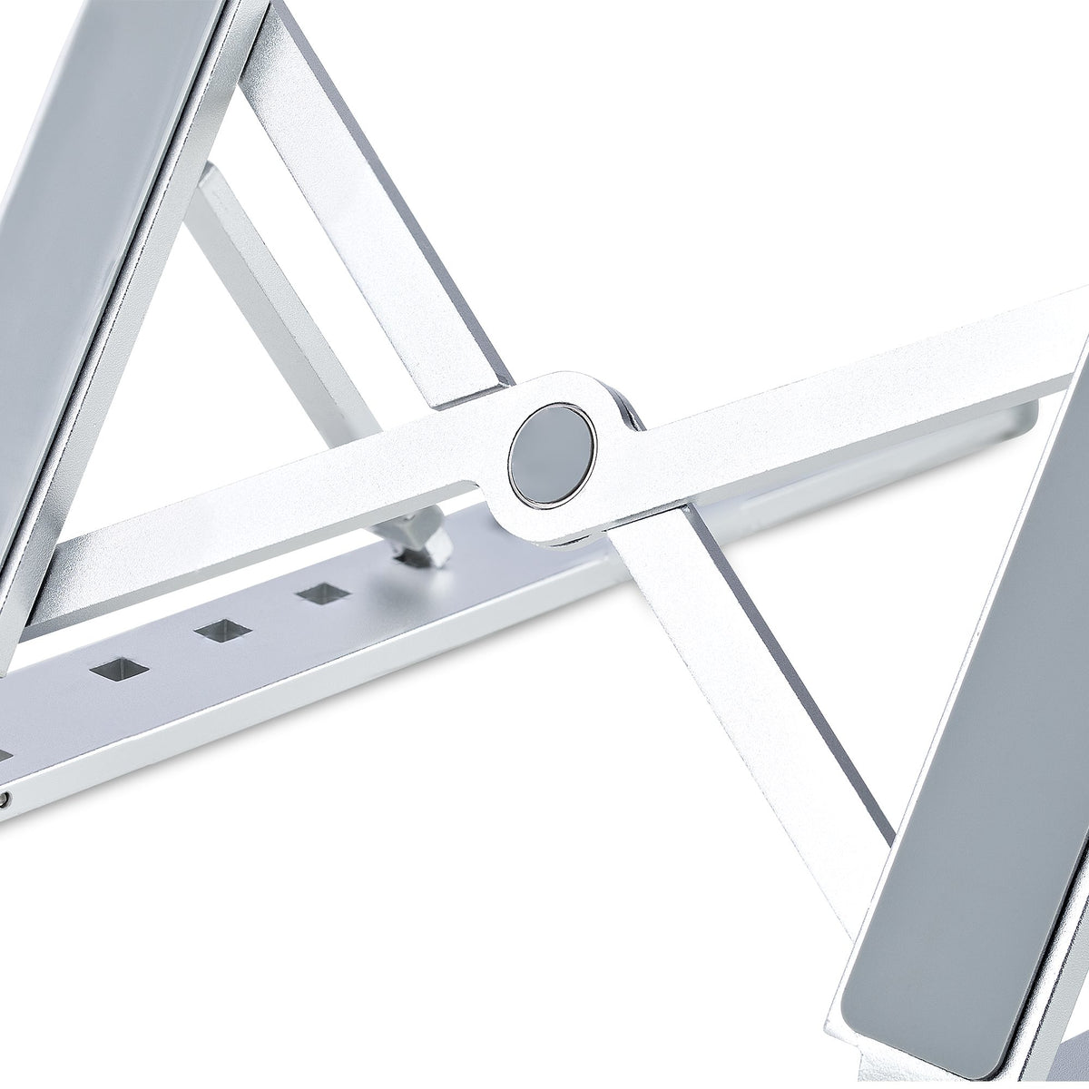 StarTech Foldable Laptop Riser Stand Adjustable 10kg Aluminium Silver