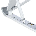 StarTech Foldable Laptop Riser Stand Adjustable 10kg Aluminium Silver