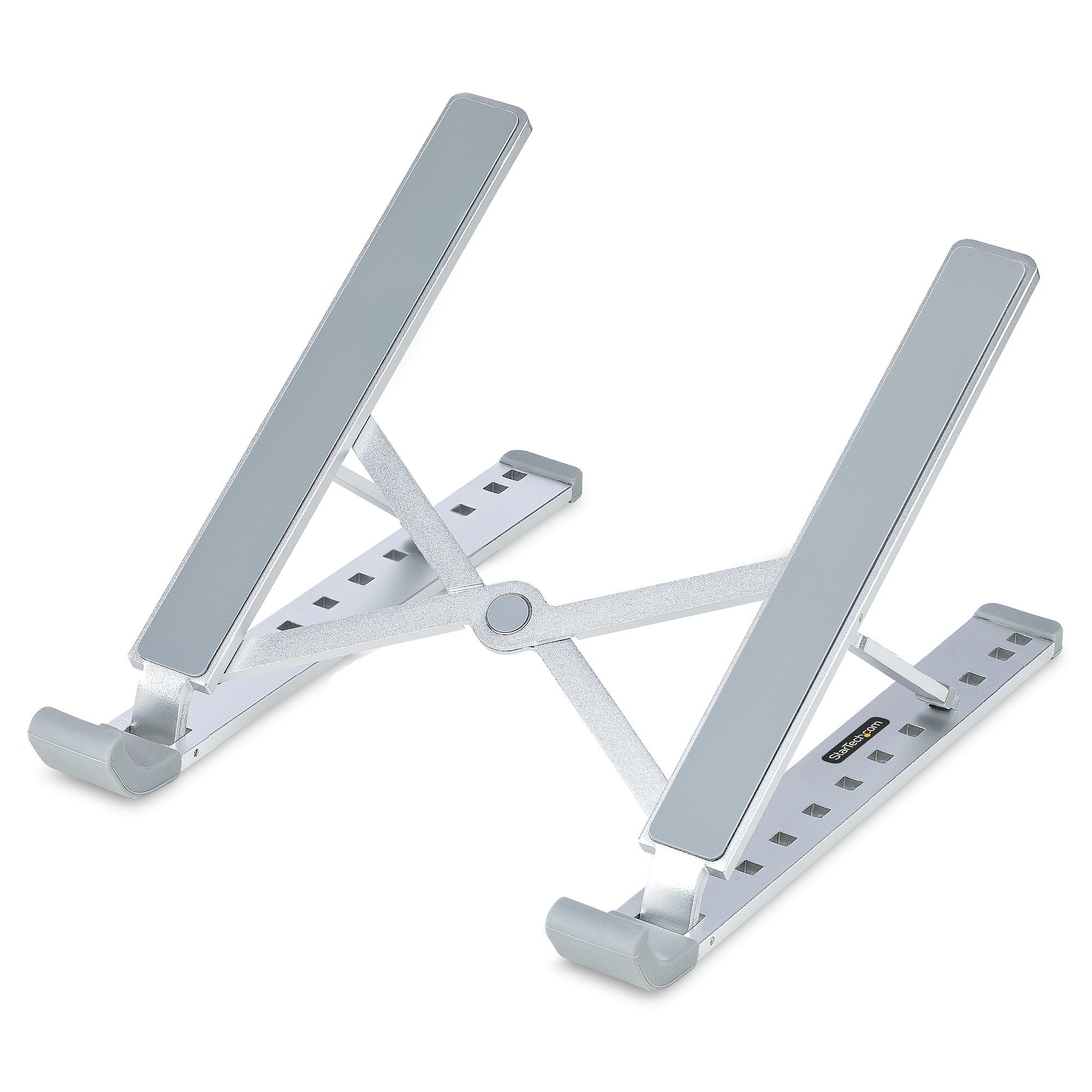 StarTech Foldable Laptop Riser Stand Adjustable 10kg Aluminium Silver