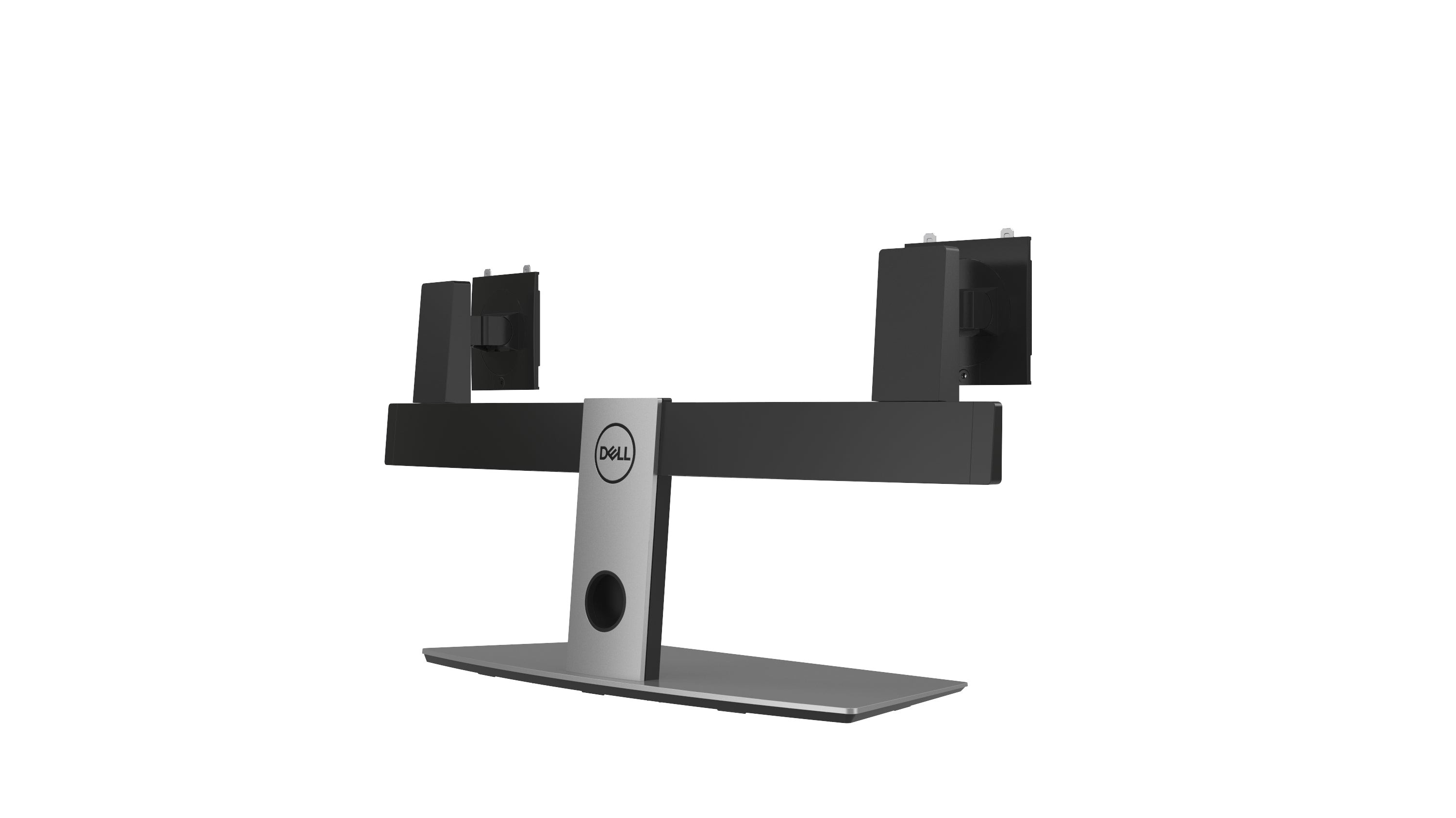 Dell Pro Dual Monitor Stand MDS19 19"–27" Desk Mount Black Aluminium