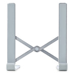 StarTech Foldable Laptop Riser Stand Adjustable 10kg Aluminium Silver