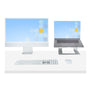 StarTech Laptop Stand for Desk up to 17" 5kg Aluminium Silver