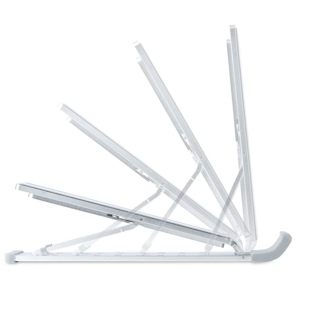 StarTech Foldable Laptop Riser Stand Adjustable 10kg Aluminium Silver