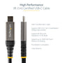 StarTech USB-C to USB-C Cable 1m 10Gbps 100W PD (USB31CCV1M)