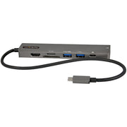 StarTech USB-C Multiport Adapter Hub 4K HDMI, Gigabit Ethernet, 100W PD (DKT30CHSDPD1)