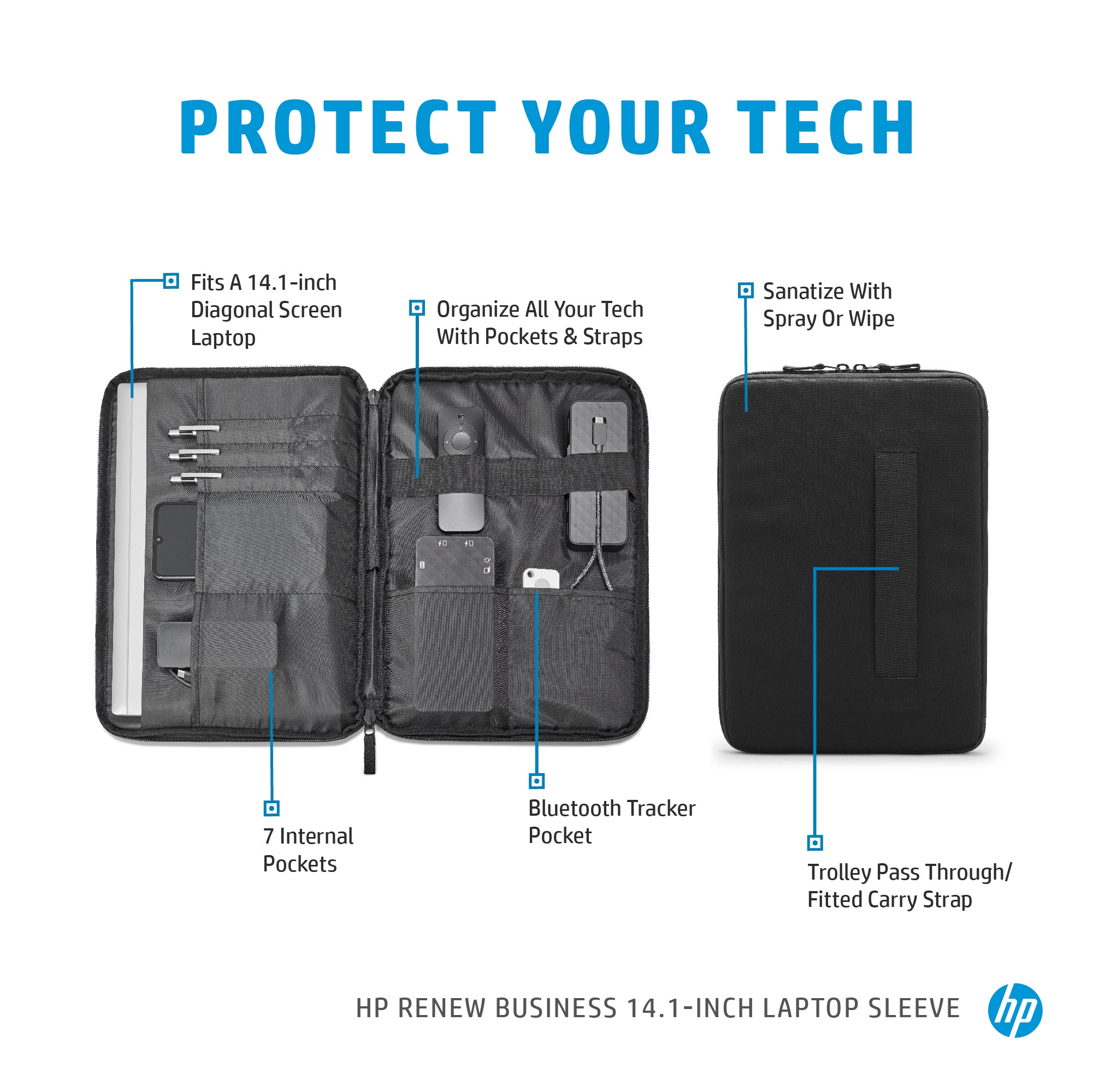 HP Renew Business 14.1-inch Laptop Bag