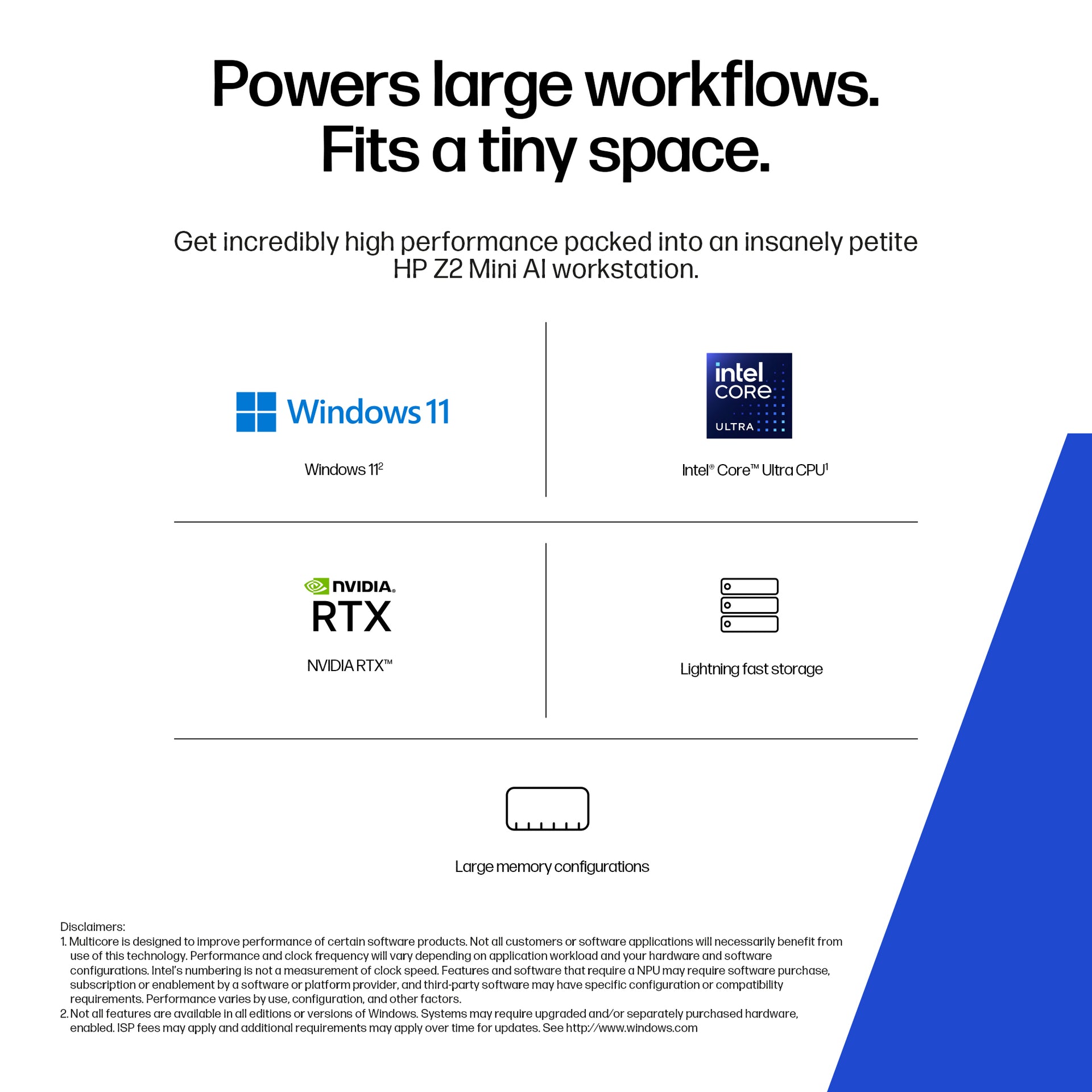 HP Z2 Mini G1i AI Workstation - Intel Core Ultra 9, 32GB RAM, 1TB SSD, NVIDIA RTX 2000 - Image 8