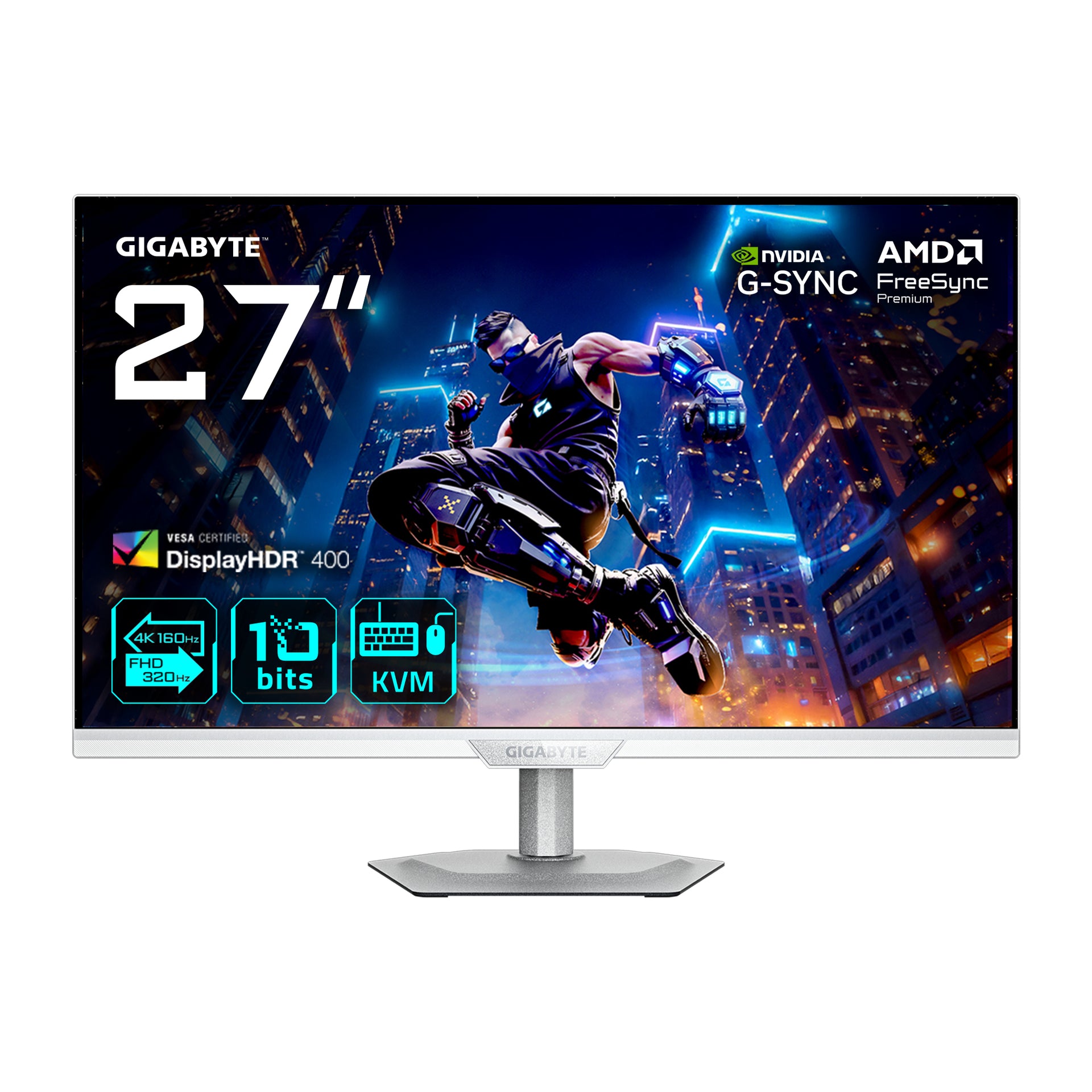 GIGABYTE 27" 4K UHD Gaming Monitor - Dual Mode